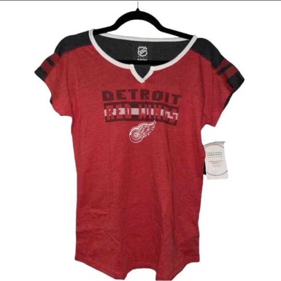 NHL Other - Detroit Red Wings NHL Shirt Girls Sz XL